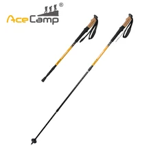 AceCamp Выдвижной 3 Раздел 7075 Дюралюминиевый алюминиевый сплав для ходьбы, альпинизма, треккинга, полюса, стрельбы, ходьбы
