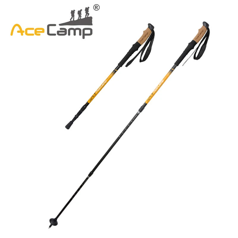 AceCamp Retractable 3Section 7075Duralumin Aluminum Alloy Walking