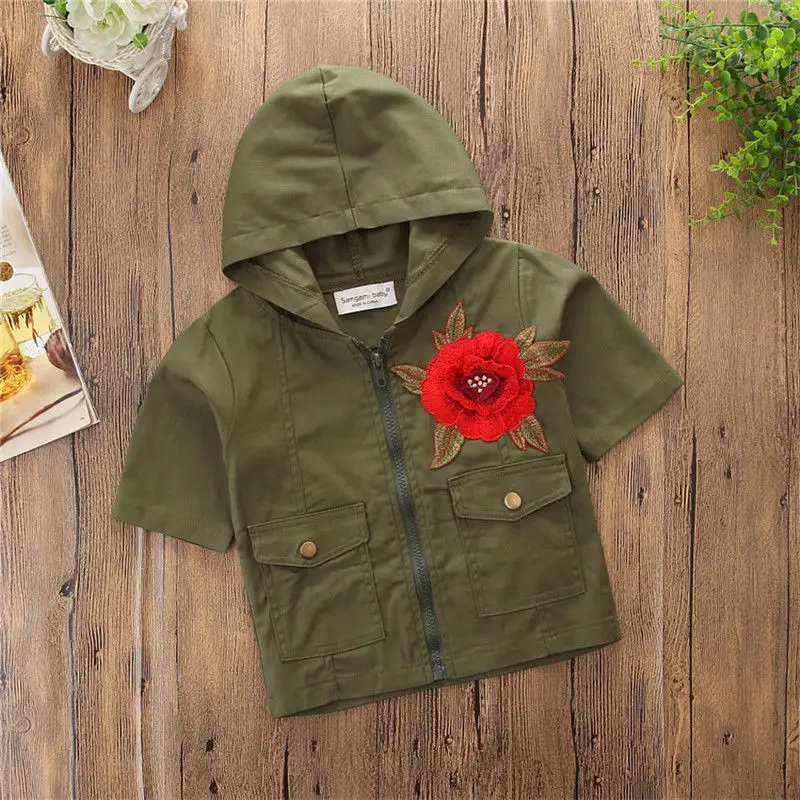 Тренч для новорожденных девочек; хлопковая одежда; пальто с капюшоном; топы с цветочным принтом; Осенняя верхняя одежда
