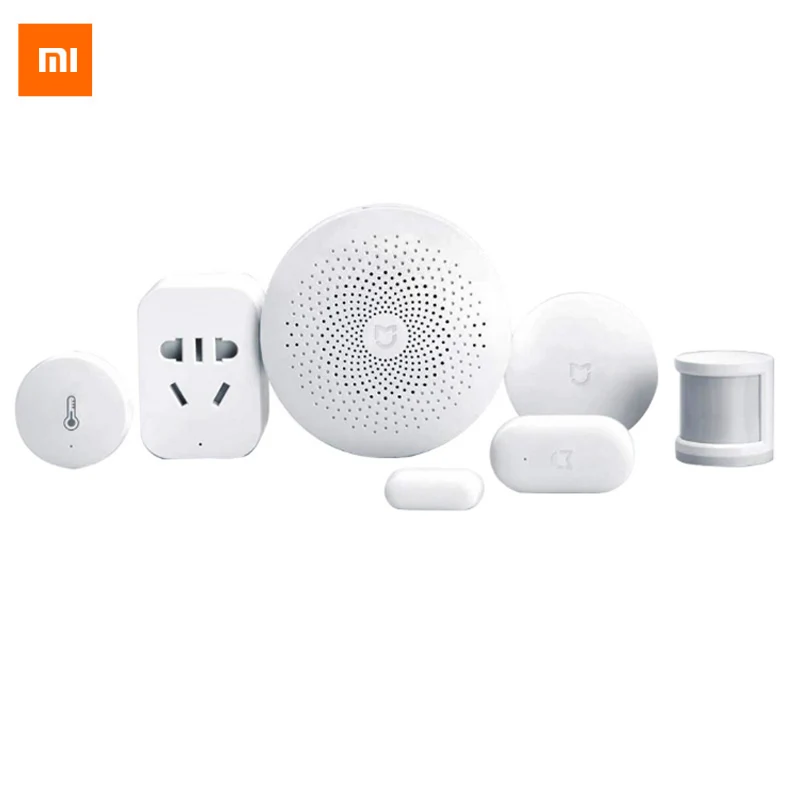  Original Xiaomi Smart Home Kit Gateway Door Window Sensor Human Body Sensor Wireless Switch Multifu