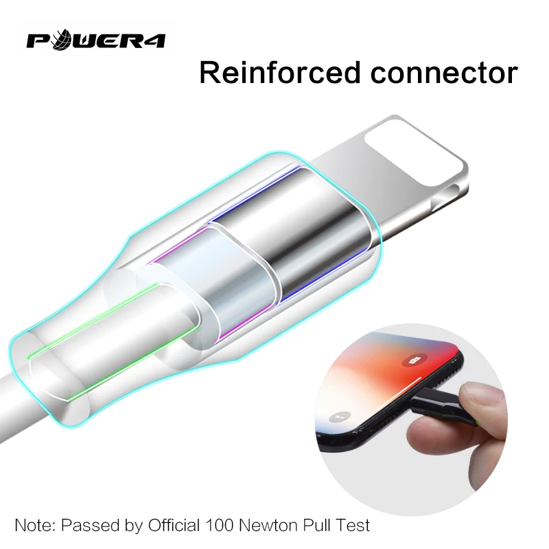 Power4 بارد متوهجة USB C مايكرو كابل شحن ثلاثة موصلات المتاحة ل البرق/أبل الروبوت نوع-C الهاتف المحمول تهمة