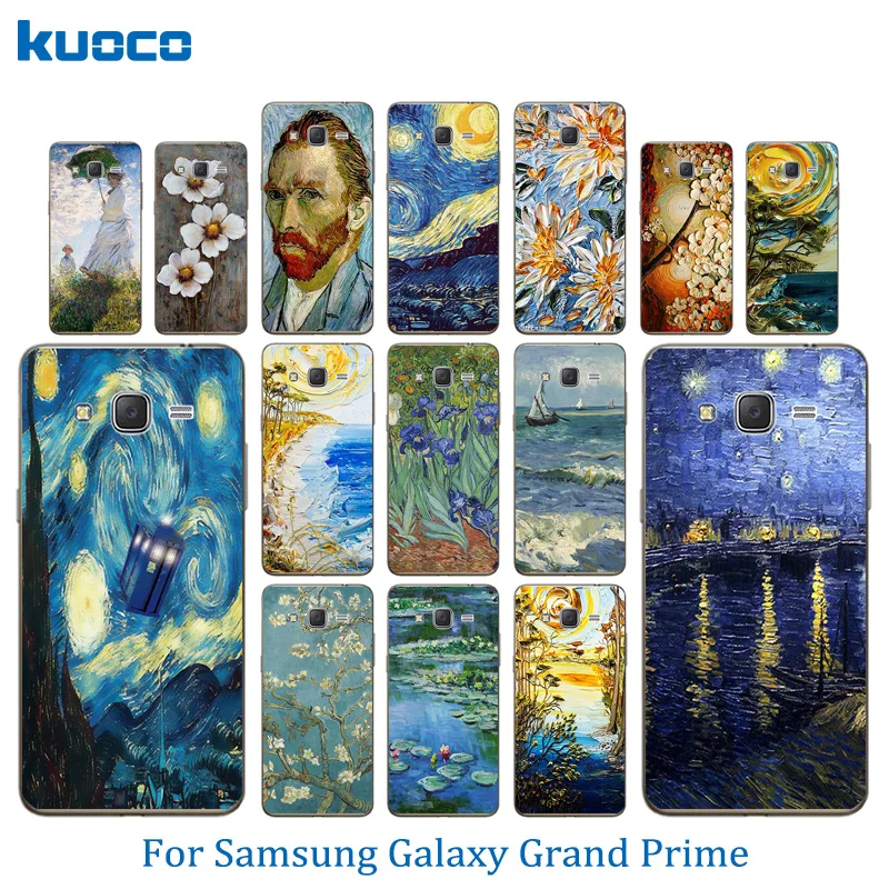 Силиконовый чехол для Samsung Galaxy Grand Prime из ТПУ с рисунком Ван Гога G530F G531H G530FZ G5306W G5309W