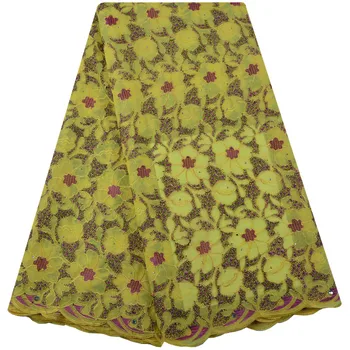 

African Stones Swiss Voile Lace High Quality New Arrival Cotton Embroidered Women Swiss Voile Lace In Switzerland S1390