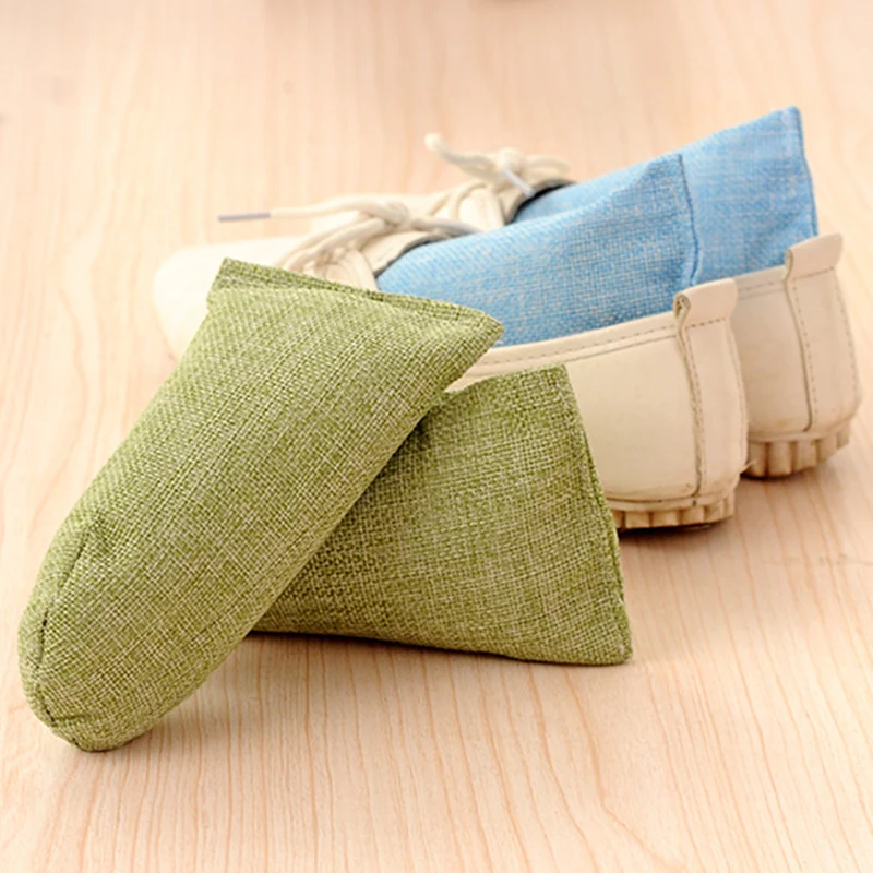 

2pcs charcoal bag shoes stuffed carbon deodorant desiccant dehumidifier dry package absorber moisture Home Accessories