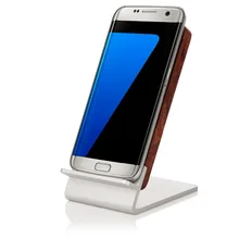 Moveski Wood Induction Wireless Charger pop sock Wireless Charging Pad Holder Inductive For All QI smartphones