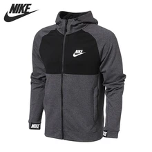 Original New Arrival 2017 NIKE NSW AV15 HOODIE FZ FLC Men's Jacket Hooded Sportswear original nike men s knitted pants sportswear