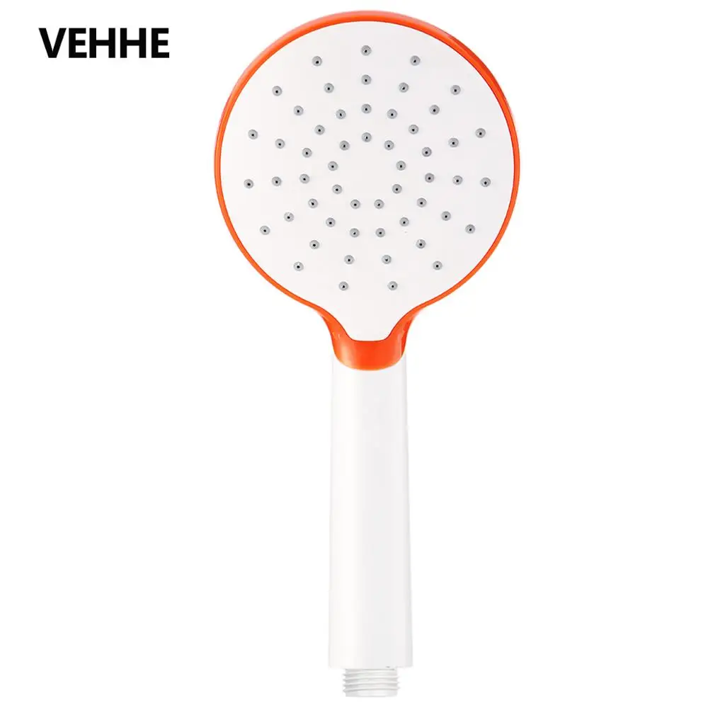 

VEHHE ABS Lightly Bathroom Round Hand Shower 11cm Gel Plum Holes Vivid Colors Shower Head