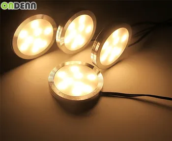 

Under Cabinet LED Lighting Puck Lights Downlight Spotlights 11-key RF Remote Control Dimmable Cold/Warm white for Kitchen