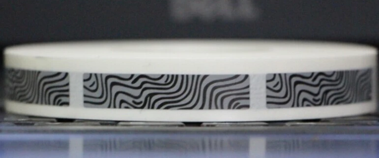 

DIY manual SCRATCH OFF STICKER LABEL 1000pcs 8x40mm Zebra pattern tape in rolls