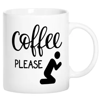 

11oz Coffee Please Coffee Ceramic Mug Tea Cup