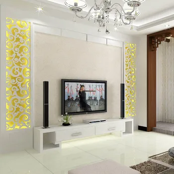 

Acrylic DIY decorative mirror wall stickers environmentally friendly high-quality living room bedroom decorative mirror