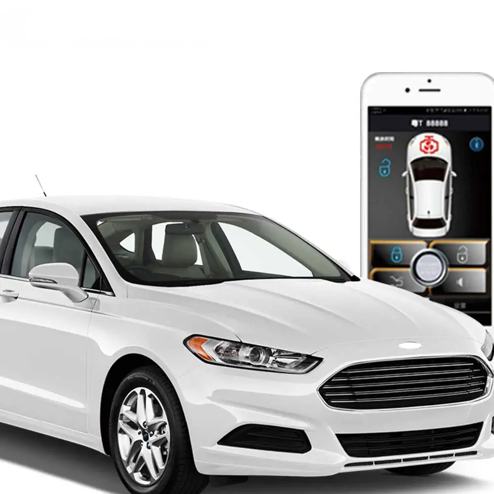 SmartPhone APP Car Alarm Systems Auto Remote Central Door Locking Vehicle Keyless Entry System Kit 12V Central Locking