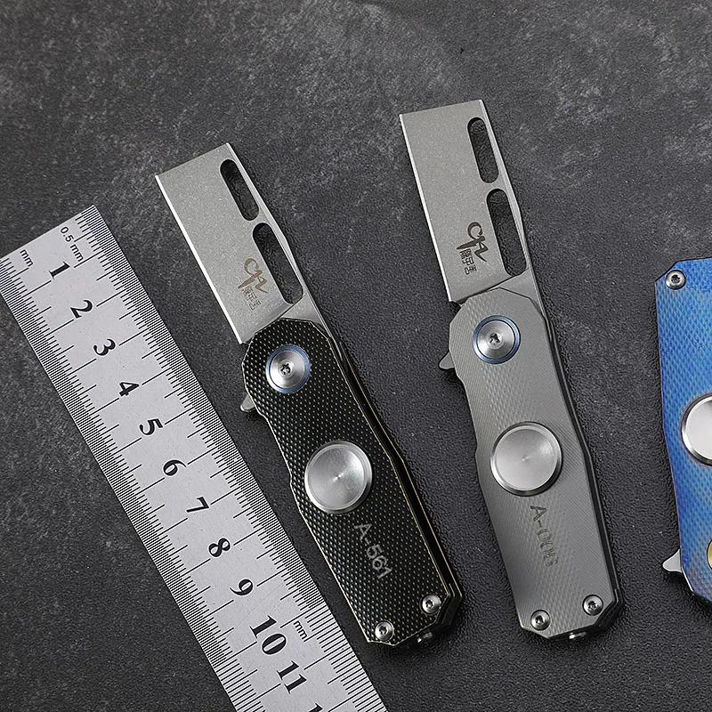 

CH original authentic titanium handle S35VN steel folding tactical knife ball bearing tumbling camping hunting pocket knife EDC