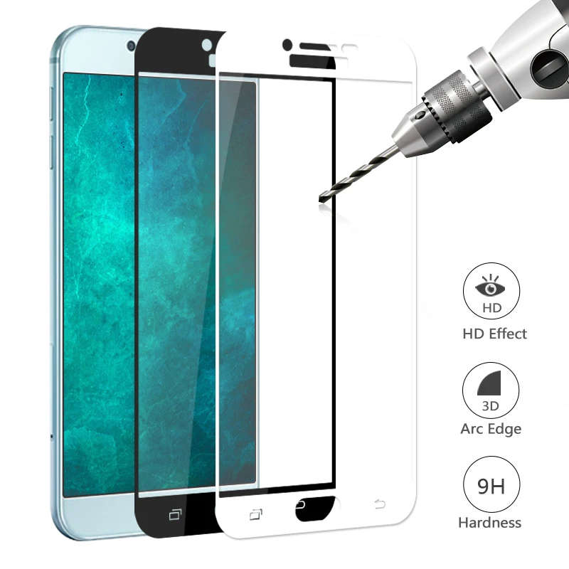 Screen Protector for Samsung Galaxy A8 2016 A810 Anti-Fingerprint 5.7&quot SM-A810F Tough Protection Tempered Glass Thin Front Film |