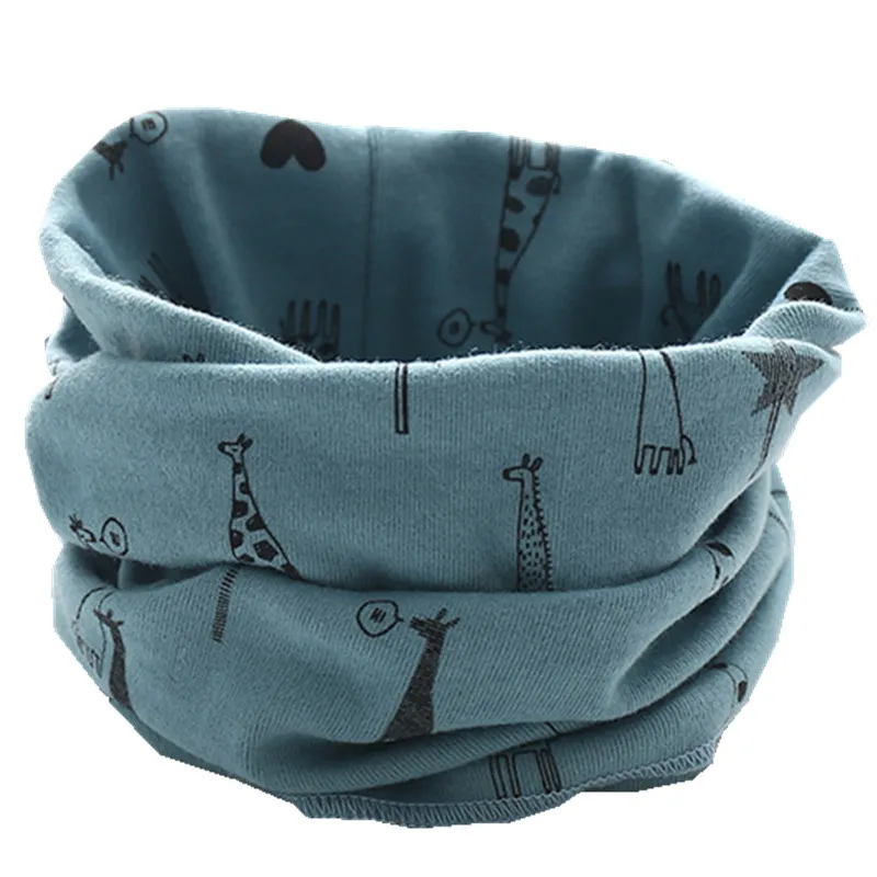 Cotton Warm Girls Scarf Winter Children Scarves Boys Girls Collars O Ring Neck Scarf Lovely Kids Collars 1pcs 40*20cm children scarf