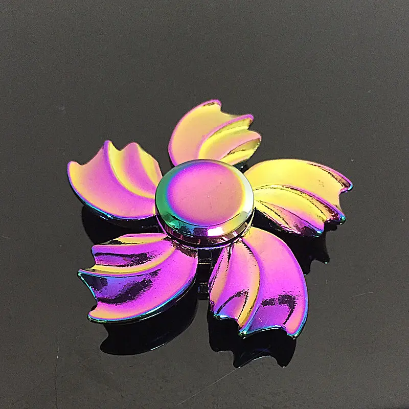 

Five hakaze Fidget Spinner Metal Rainbow Dragon Hand Finger Spinners Autism ADHD Focus Anxiety Relief Stress SZJD