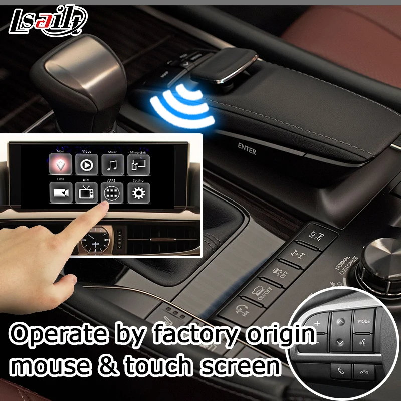 Интерфейсная приставка Android / Carplay для Lexus LX570 LX 2016 видеоинтерфейс с управлением