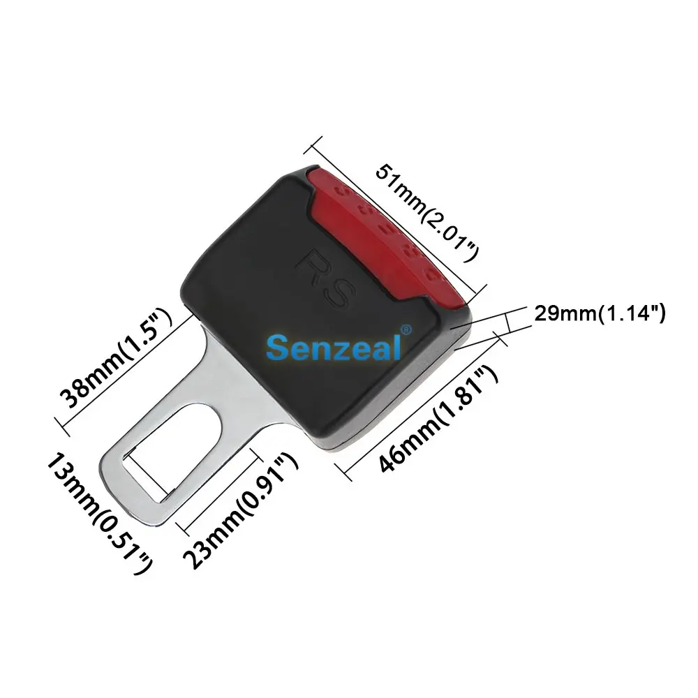 Senzeal 2 шт. универсальный автомобильный Зажим для ремня безопасности расширитель