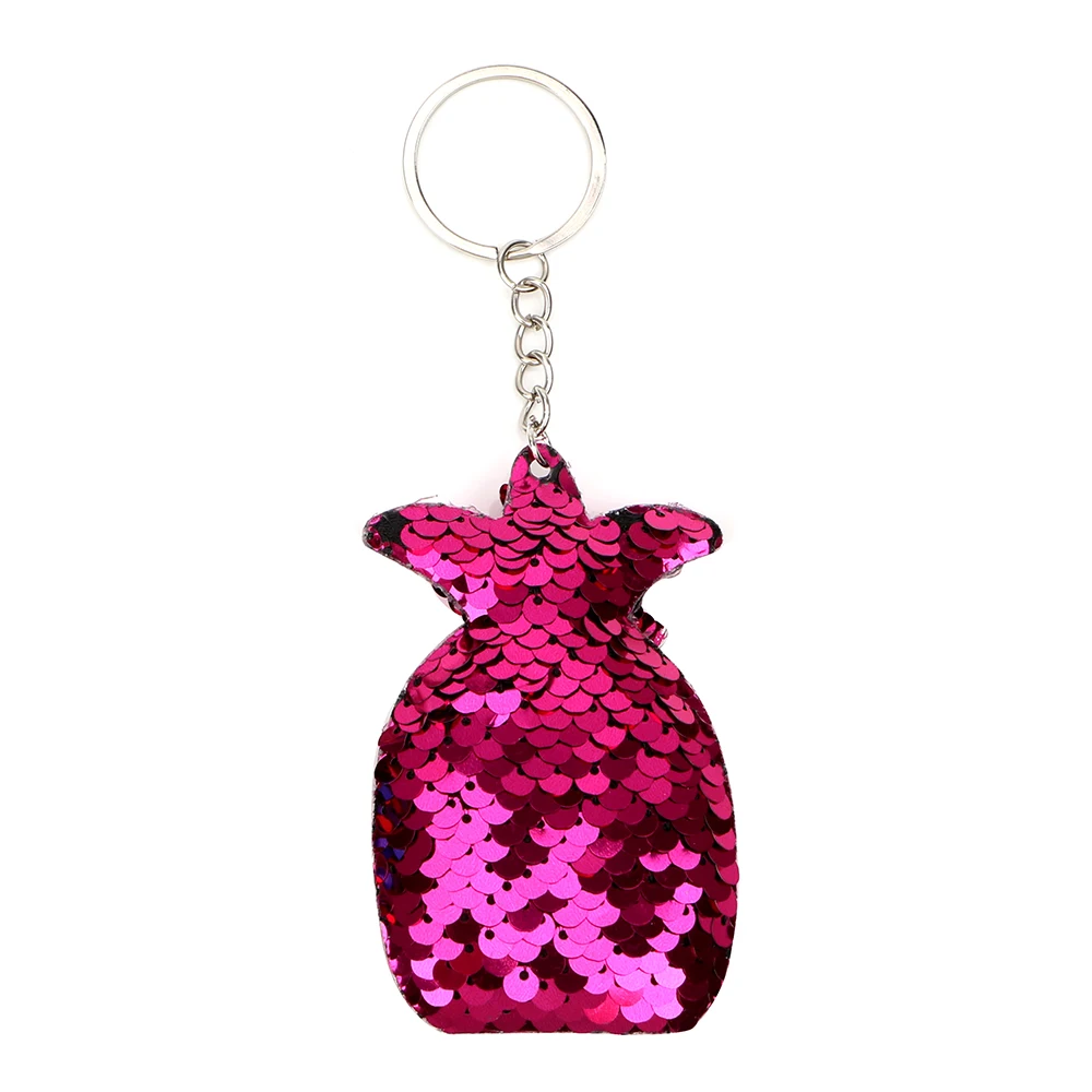 Buy Car Keychain Glitter Key Ring Cute Fruit Sequin