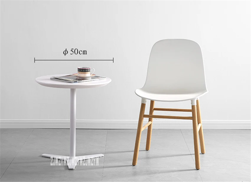 CRZ индивидуальный черный и белый чайный столик современный простой боковой стол бытовой диван балкон открытый небольшой круглый кофейный