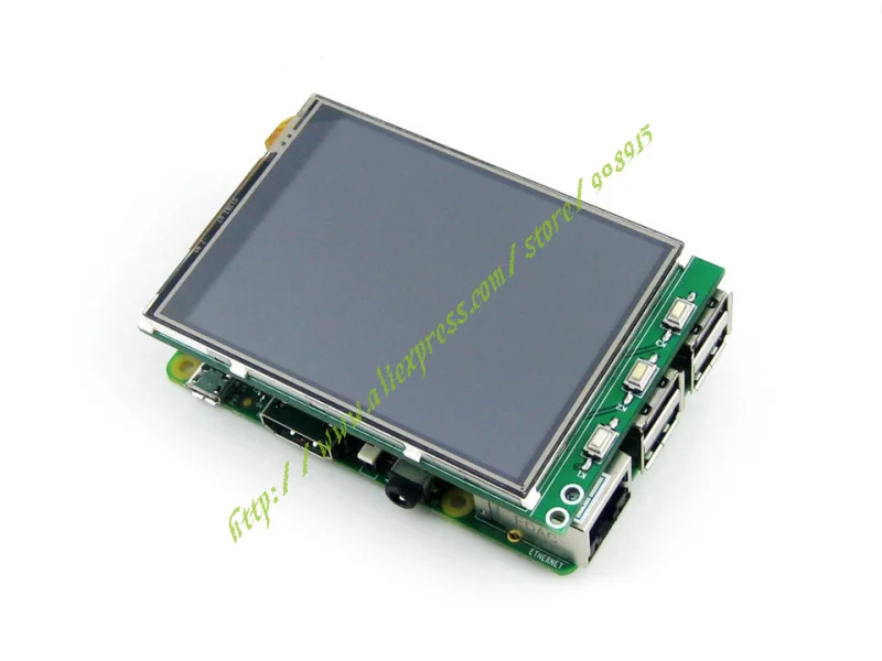 Raspberry Pi 3 сенсорный экран 3,2 дюймов TFT lcd с контроллером XPT2046 320*240 пикселей для Raspberry pi B/B+ = 3,2 дюймов RPi lcd