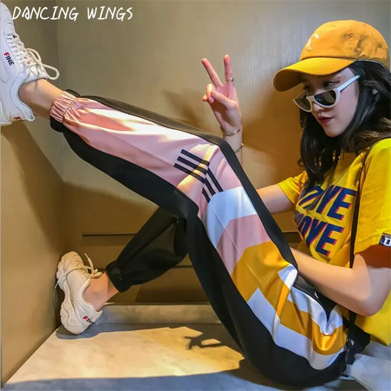 

New Thin Sport Pants Spring Summer Casual Harem Pants BF Harajuku Joggers Women's Sports Pants