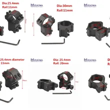 MIZUGIWA 1 пара 25 мм/30 мм высокий прицел крепления двойной винтовой ремешок 11 мм/20 мм база пневматическая винтовка Охота База Установка