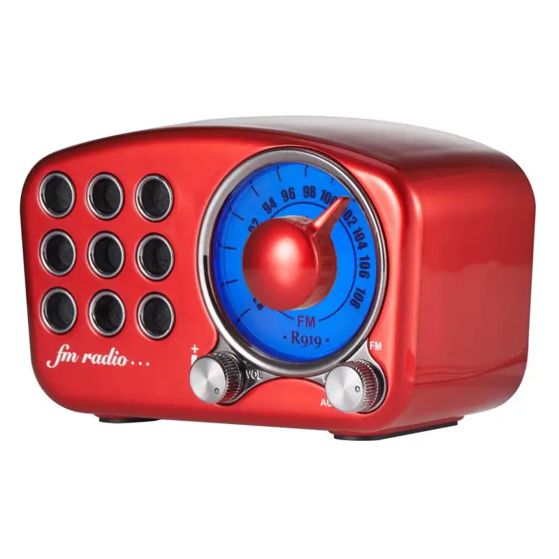 

REDAMIGO Digital FM Radio fm bluetooth Speaker mini linternet radio portable fm Radio TF card speaker RADR919