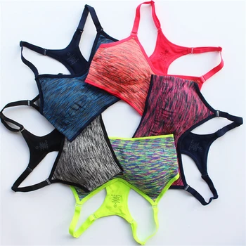 

Sports Bra Women Fitness Yoga Padded Push Up Breathable Gym Bra Sujetador Brasieres Deportivos Soutien Gorge Sport Top