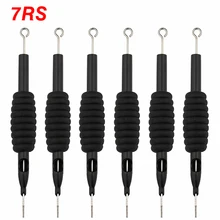 OPHIR 6 шт./лот по стерильному одноразовому иглу 7 rstattoo насадка для краски на иглу советы и трубка 3/4 сцепление_ TA110(7RS)-6x