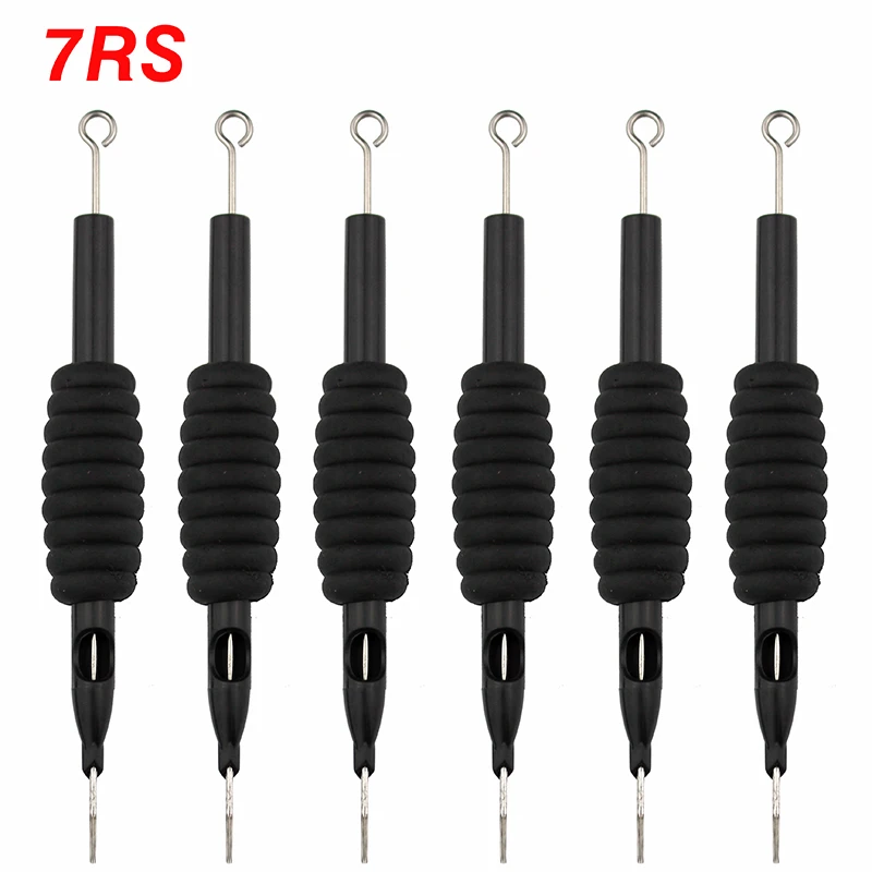 OPHIR 6PCS/Lot Sterile Disposable 7RSTattoo Nozzle Needle Tips and Tube 3/4 Grip _TA110(7RS)-6x | Красота и здоровье