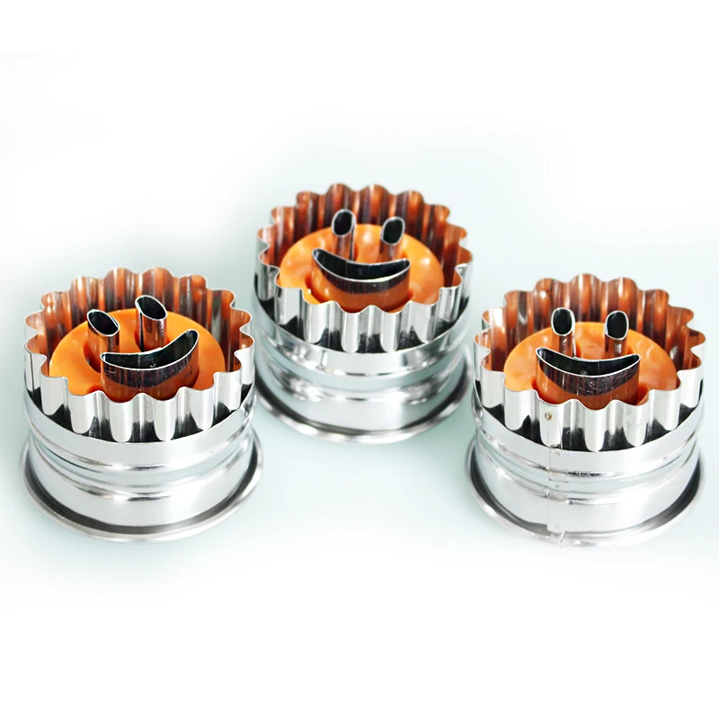 New Arrival New Cookies 1 pc smile face Shape Spring Loaded Embossed Cake Mould/cookie Mould Rice Molded