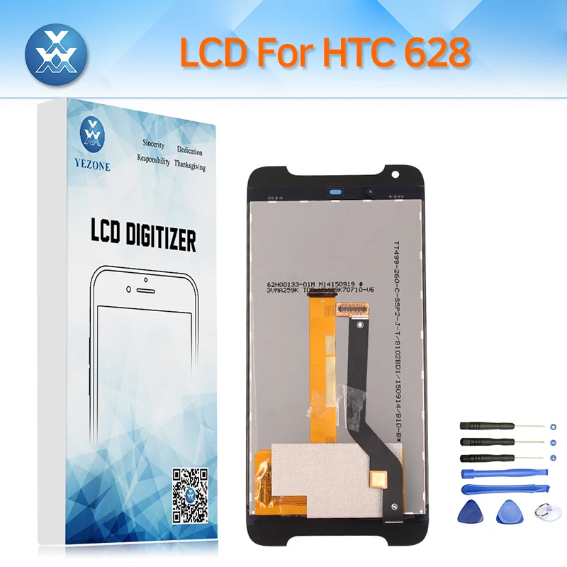 Original HTC Desire 628 LCD Display Touch Screen Assembly Black