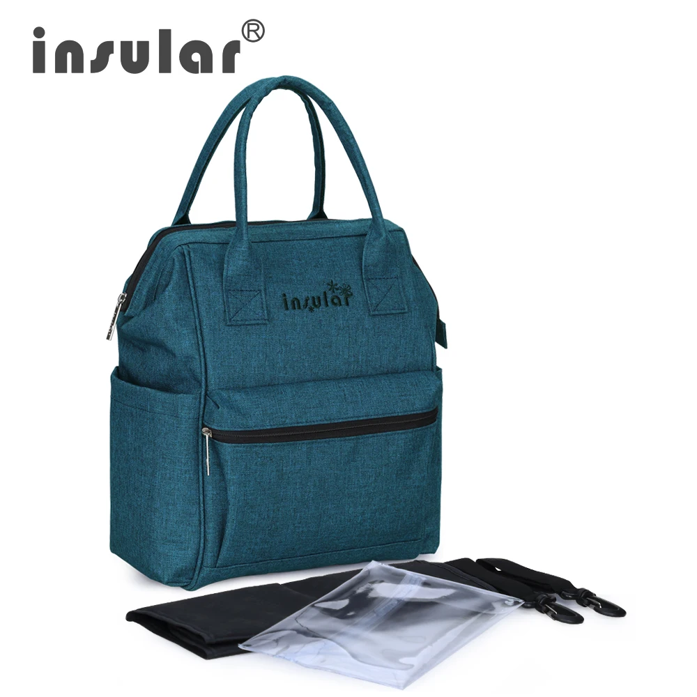 

Mummy Baby Diaper Nappy Bags Multi-function Solid High-capacity Backpack Tote Waterproof Redelivery Baby