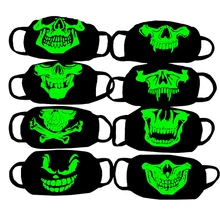 LNRRABC трендовая анти-Дымчатая маска респиратор для здоровья, велоспорта, светящаяся маска с принтом черепа, маска для лица против пыли, женские модные маски для лица