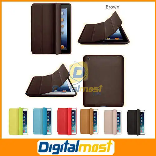 Wholesale 10PCs/lot High Quality 1:1 Original Official Magnetic PU leather Case for Apple iPad 2/3/4 Smart Tablet PC Covers | Компьютеры и