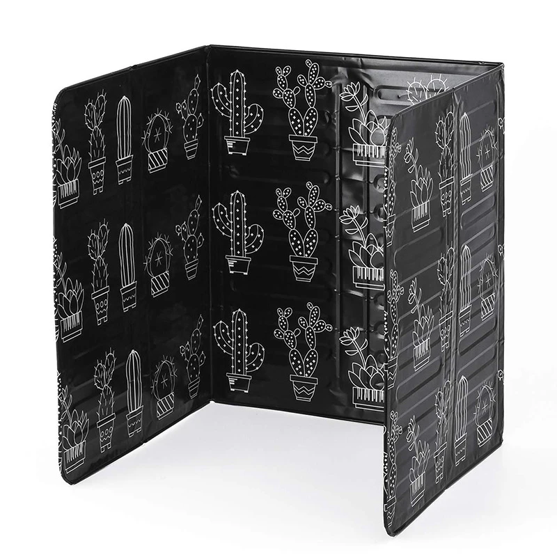 

High quality Panels Splatter Splash Guard Frying Protect Home Oil Kitchen Stove Foil 3 Hinged Plate Prevent Suitable Useful