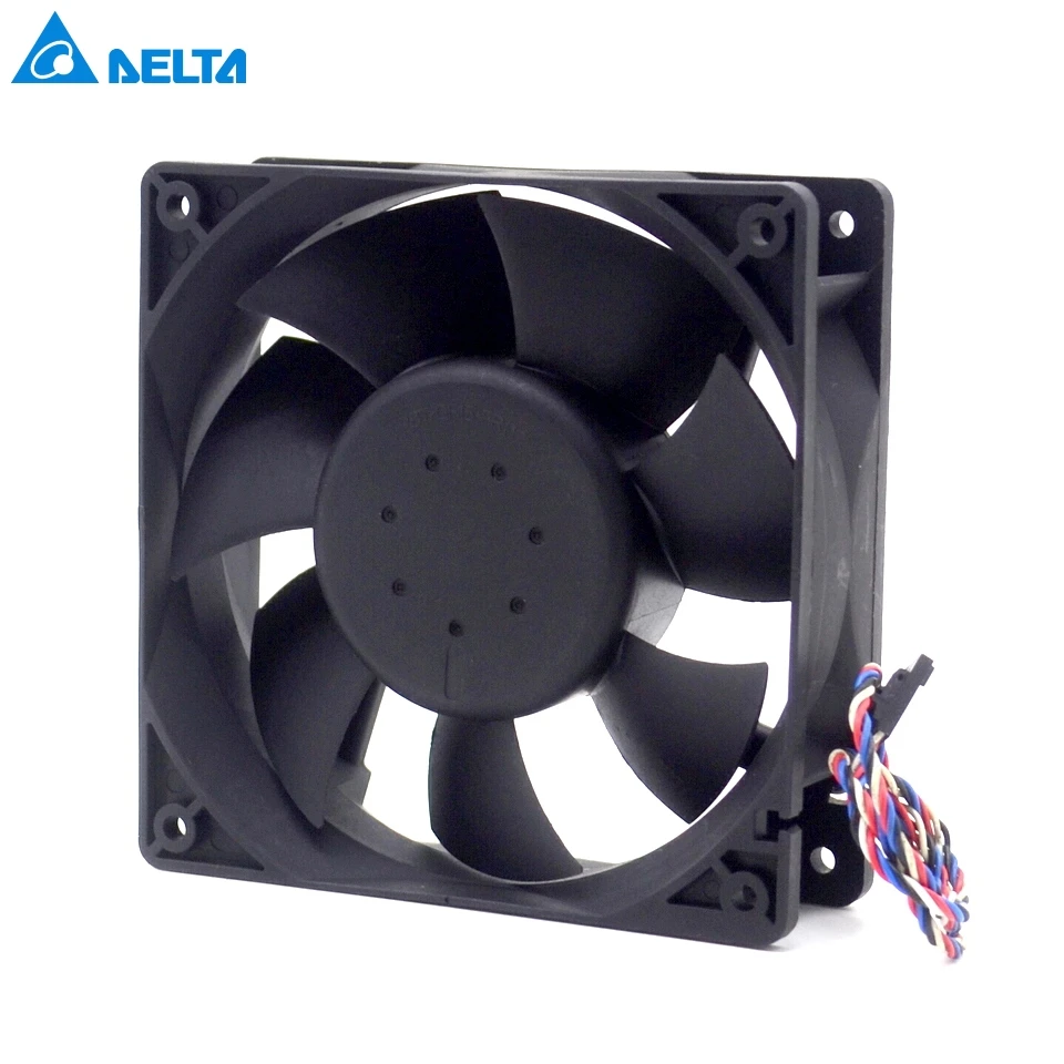 Delta AFC1212DE 12038 12 см 120 мм DC В 1.6A ШИМ шариковый вентилятор термостат инвертор Сервер