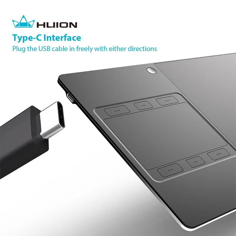  Huion G10T tableta de dibujo de gráficos inalámbricos con función táctil de dedo tabletas de pluma 