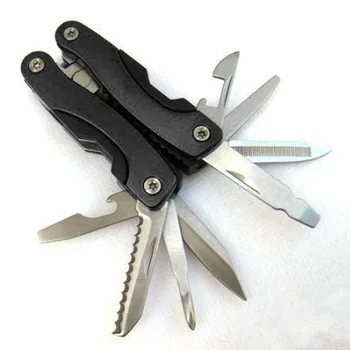 

Mini practical Outdoor Multitool Pliers Serrated Knife Jaw Hand Tools+Screwdriver+Pliers+Knife Multitool Knife Set Survival Gear