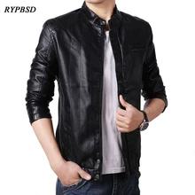 Jaqueta Masculina 3XL кожаная куртка новинка осень-зима Мужская Мотоциклетная Куртка Tide теплый, Облегающая посадка куртка мужская