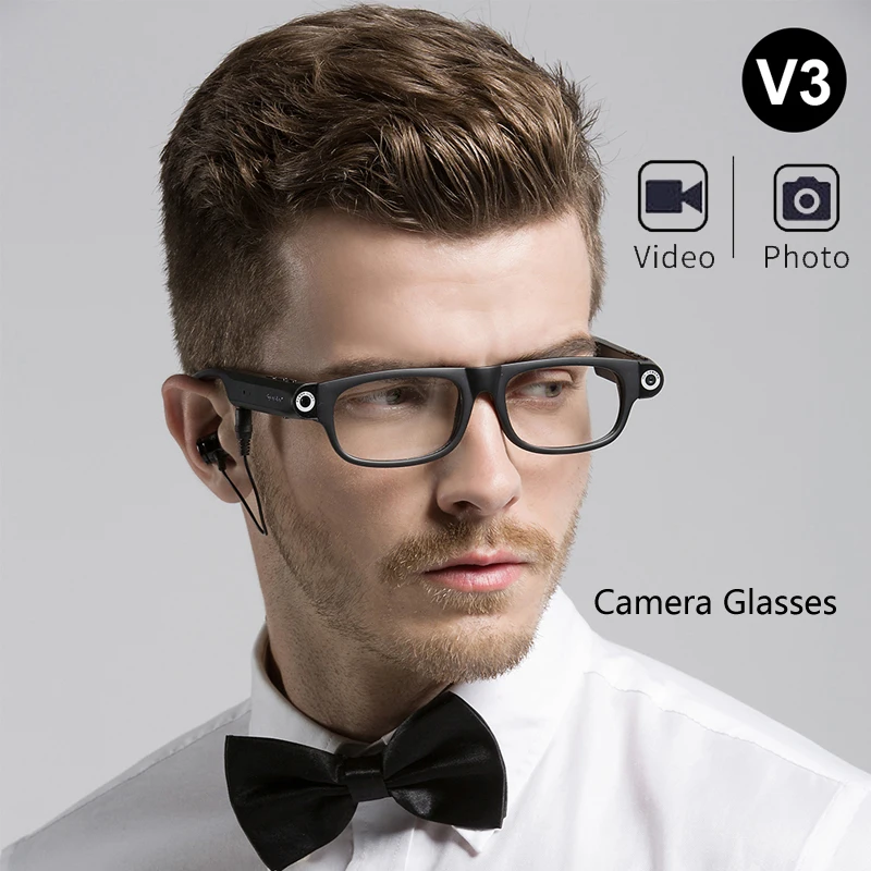 Buy HD 720P Wireless Bluetooth Mini Camera Glasses