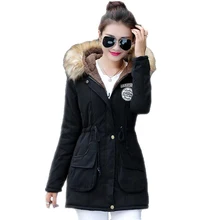 New Long Parkas Female Women Winter Coat Thickening Cotton Winter Jacket Womens Outwear Parkas for Women
