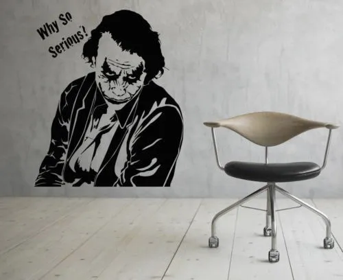 D359-Joker-Wall-Vinyl-Decals-Super-Hero-Sticker-DC-Comics-Art-Removable-Decor