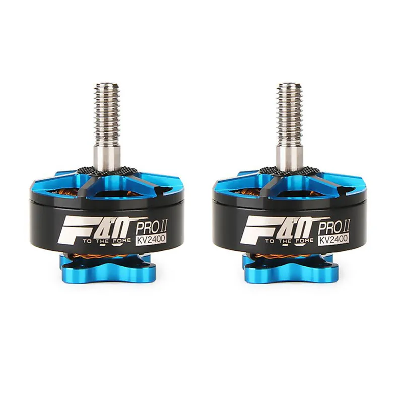 1/2/4 шт. t-двигатель F40 PRO II 2306 2400KV 3-4S бесщеточный двигатель CW нитки для Радиоуправляемый гоночный Дрон с видом от первого лица - Цвет: 2PCS Blue