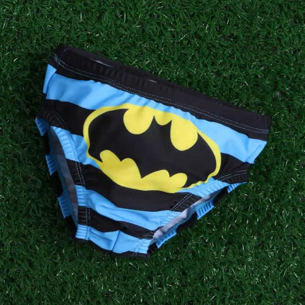 От 3 до 6 лет купальный костюм с Бэтменом для мальчиков, детский регулируемый короткий купальный костюм, плавки для мальчиков, короткая пляжная одежда с героями мультфильмов для мальчиков - Цвет: 10
