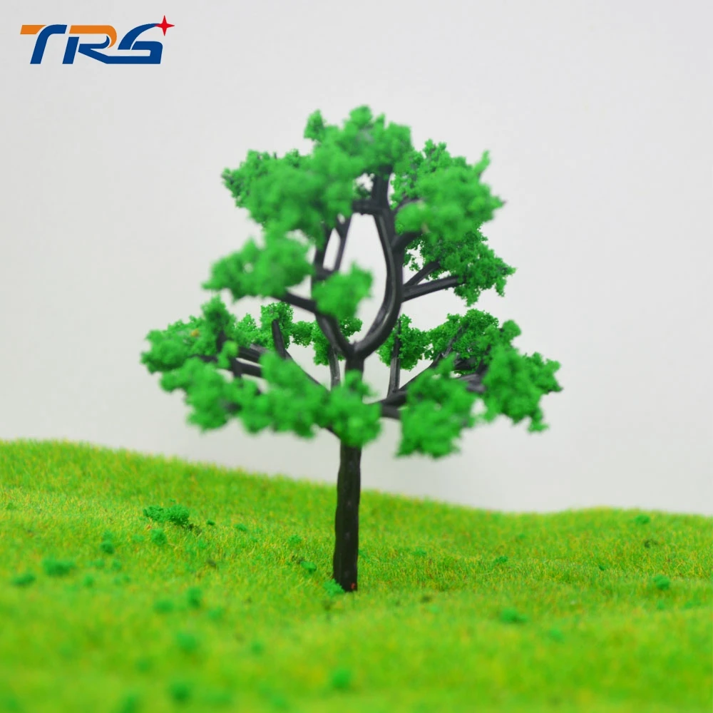 

Teraysun 50pcs miniature tree model 6cm architectural scale model tree for roadside layout