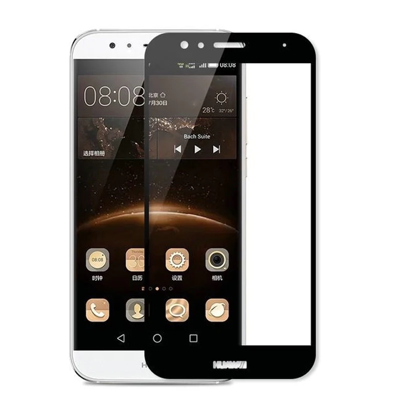 HD полное покрытие 9 H 0 3 мм закаленное Стекло для huawei G8/GX8/G7 плюс D199 Maimang 4 5 6 Экран