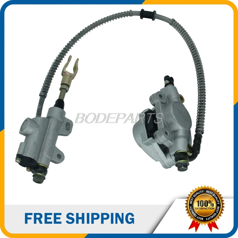 Wholesale Price Motorcycle Parts Rear Disc Brake Assembly Master Cylinder Caliper For ATV Dirt Bike Quad Free Shipping