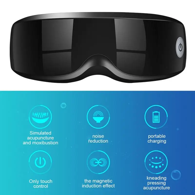 Smart Touch глаз кэш массажер Silent Портативный зарядки против морщин магниты вибрации